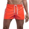 Les shorts pour hommes restent actifs et confortables cet été avec un surf de couleur unie à séchage rapide, parfait pour la natation