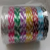 Whole100pcs Colorful Girl's women's beauiful Threadlet Metal Bracelets Fashion Women Bangles2986