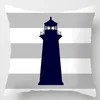 Pillow Home Decorative Pillowcase Ocean Sailor Prints Pillows Cover Marine Theme Throw Covers For Bedroom Sofa Car Decor