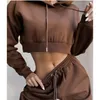 Women's Tracksuits Fashion Two Piece Sets Women Tracksuit Oversized Suit Autumn Trouser Suits Female Sweatshirt Solid Sports Hoodie