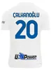 2023 2024 Maillots de football LUKAKU BARELLA INTERS DZEKO MILANS LAUTARO VIDAL J. CORREA 22 23 Maillot de football CALHANOGLU GAGLIARDINI Kit homme Jaune 3ème équipement