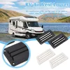 모든 지형 휠 2pcs RV Air Vent Louver 전문 욕실 사무실 모집용 배출 팬을위한 전문 욕실 사무실 환경 그릴