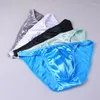 Underpants 2024 Sexy Men's Underwear Bright Color Personality Briefs High Quality Brand Ultra Slippery Cozy Gay Men
