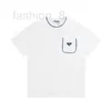 Herrt-shirts designer 2024 sommar ny triangel alfabet t-shirt unisex 0les
