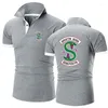 Polo da uomo Riverdale Southside Serpents 2024 Polo da uomo di alta qualità Manica corta Abbigliamento maschile casual Moda Colletto con risvolto Top