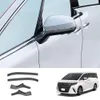Nieuwe overige interieuraccessoires voor Toyota Alphard Vellfire 40-serie 2023 2024 ABS Trim Cover Anti-wrijven roer Achteruitkijkspiegel Zwarte Strip Spiegelbeschermer Doo H8A3