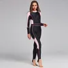 Costume da bagno da donna Muta intera Protezione solare Costume da bagno a maniche lunghe Surf Snorkeling Suit Slim Comodo e conservatore