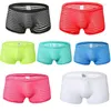 Sous-vêtements sexy rayé hommes polyester culotte boxer mâle sous-vêtements shorts respirant homme bokserki