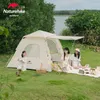 テントとシェルターNatureHike Ango Automatic Tent 3-4人々旅行210TポリエステルファブリックファーストセットアップファミリーキャンプNH21ZP010