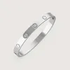 Bangle Luxury Bracelet Charm Designer Woman Fashionable And Elegant Design Sense Collection 6MM Silver Plated Women's Clip-On