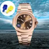 Mens Watch U1 Designer Watches Man 5711 Otomatik Saatler Yüksek kaliteli su geçirmez Safir Cam Aydınlık AAA Montre De Luxe AAA U1 PP'den Araçlarla En İyi Kalite