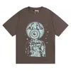 Designer Luxury Galleryes Classic T-shirt ampia da uomo in cotone con stampa killer eye alla moda con maniche corte