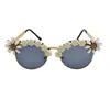 Sunglasses 2024 Diamond Ladies Brand Designer Cat Eye Party Glasses Rhinestone Season Decoration Eyewear Gafas De Sol