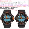 Smael Watches Men Military Army Watch Led Digital Mens Sports Wristwatch 남성 선물 아날로그 쇼크 시계 relogio masculino reloj ly19169V