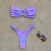 Micro Bikini Push Up Women Swimsuits Sexy Female Swimwear Brazilian Bikini Set Thong Biquini Swim Suits Print Beachwear 240219