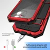 Buitensporten aluminium telefoonhoesje voor iPhone 15 Pro Max Samsung Galaxy S23 S22 S24 Ultra volledig beschermende metalen beugelbehuizing die draadloos opladen ondersteunt