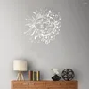 Wandaufkleber Sonne Mond Stern für Schlafzimmer und Aufkleber Bohemian Boho Fashion DW8960