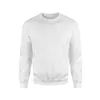 Hoodies femininos moda manga comprida topos casual camiseta sublimação em branco o-pescoço pullovers camisetas para diy impressão po