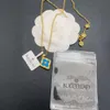 Naszyjnik planety Designer Naszyjnik dla kobiety Vivienen luksusowa biżuteria Viviane Westwood Four Leaf Grass Naszyjnik z dwustronnym włoskim naszyjnikiem Buchelas na Wome