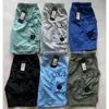 2024SS 6 cores Uma lente Óculos bolso calças shorts casual tingido praia curta calça sweatshorts nadar shorts ao ar livre jogging treino tamanho M-XXL preto