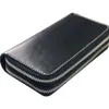modedesigner kreditkortshållare högkvalitativ klassisk läder dubbel blixtlåsväskor vikta anteckningar och kvitton väska plånbokväskan278e