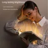 Nuovi oggetti decorativi Figurine Luce per libri ricaricabile Luci per la vista pieghevoli Clip facile Luci da lettura a LED Luminosità Flessibile Segnalibro portatile Luce di lettura