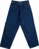 Jeans Femme Vintage grande poche Baggy bleu jean femmes décontracté mode taille haute lettre motif pantalon Harajuku jambe large pantalon droitL2402