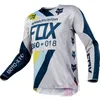 Camisetas masculinas Fox Downhill Suit Cabeça Equitação Mountain Bike Racing Motocicleta Manga Longa T-shirt Mens Top QXH8