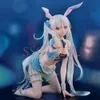 アニメマンガ1/4ネイティブバインディングDsmile Chris Aqua Blue Bunny Girl Anime PVCアクションフィギュアToy Statue Adult Collection Model Doll 24cm