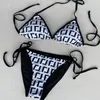 Bikini designer baddräkt kvinnors designer badkläder baddräkt sommaren sexiga damer mode brev tryck baddräkt hög kvalitet kostym bikini sätter s-xl