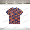 Xinxinbuy Mannen designer Tee t-shirt 2024 JAZZ brief afdrukken 1854 korte mouw katoen vrouwen blauw zwart wit groen kaki M-4XL