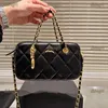 20CM chaîne de luxe femmes portefeuille tendance pochette de soirée 4 couleurs sac à main Vintage sous les bras porte-monnaie matériel doré bandoulière sac à bandoulière porte-carte porte-clés valise