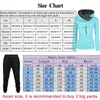 Kvinnors tvåbitar byxor Kvinnor Tracksuit Set Winter Warm Hoodies Pullovers Sweatshirts Female Jogging Clothing Sports Suit Outfits