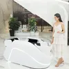 modern bed for salon hair wash lay down shampoo bed salon head spa shampoo bed hair salon washing chair with water tank