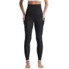 Aktiva shorts Kvinnors sportbyxor Stovör Tre punkts Fitness Svett Absorberande Pocket Yoga Trousers