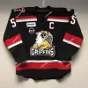 Custom 11 Filip Zadina Grand Rapids Griffins CCM Edge Hockey Jersey 55 Matthew Ford 39 Tyler Bertuzzi 4 Nathan Paetsch lub dowolne nazwa numeru