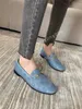 Top Classic Leather Metal Horse Fortener Women Women Shoes Shoes Shoes Italy Fashion Comfin