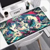 Steuert großes Mauspad Kawaii Jojo Bizarre Adventure Joseph Joestar Schreibtischschutz Gaming Mousepad Gamer PC Zubehör Tastaturmatte