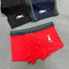 Novo Top Masculino Designer Mens Cueca Preto Vermelho Roxo Mens Kangaroo Shorts Confortável Close Fit Roupa Interior de 3 Peças Tamanho da Caixa L XL XXL XXXL Cuecas