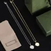 Modedesign hänge halsband kedja klassiska modeörhängen retro par kedjor halsband smycken leverans