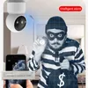 Tuya Smart Night Vision 1080P Câmera WiFi Home Indoor Câmera de vigilância IP sem fio AI Detectar rastreamento automático Monitor de bebê de segurança