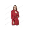 Modeontwerper Dames Engeland Middellange Trenchcoat Zwarte riem met dubbele rij knopen Slanke jas van hoge kwaliteit Fit Grote maten Dames Trenchcoats Elegant 4 kleuren S-XXL