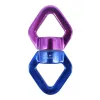 Accessoires 30kn Outdoor Climbing Carabiner 8shaped Connecting rotierendes Ringseil drehen Kletterzubehör Bergsteigen