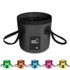 Boxes 12L/20L 500D folding bucket fishing waterproof buckets portable folding bag storage outdoor car wash camping fishing bucket