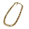 Moda de luxo clássico colar designer 18k chapeamento ouro jóias alfabeto colar pulseira menina feminino casamento aniversário