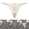 Damenhöschen, Damen-Slips mit niedriger Taille, G-Strings, aushöhlen, Tangas, Unterwäsche, Unterhose, Spitze, sexy Komfort, Dessous, atmungsaktiv