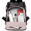 2022 White Bags for Women White PU Leather Backpack for Women Travel Backpacks School Bags for Teenage Girls Fashion Rucksacks