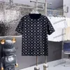 Xinxinbuy Men Designer Tee Tシャツ2024タイ染料勾配レター印刷1854半袖コットン女性グレーブラックホワイトカーキS-2xl