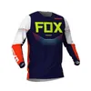 9R3J Heren T-shirts Rvouei Fox Enduro Nieuw Team Motocross Shirt Motorjas Off-road T-shirt Ride Mtb Fiets Jersey Moto met lange mouwen