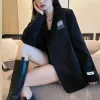 Blazers Mujer Otoño Invierno Nuevo Traje Pequeño Abrigo Moda Elegante Casual Botón Bolsillo Empalme Aspecto Versátil Chaqueta De Manga Larga Más Delgada